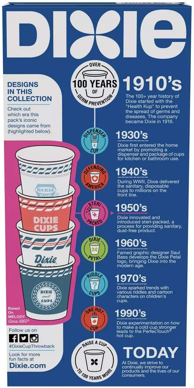 Dixie Cups - 3 Ounce 200 Count - Designs Vary