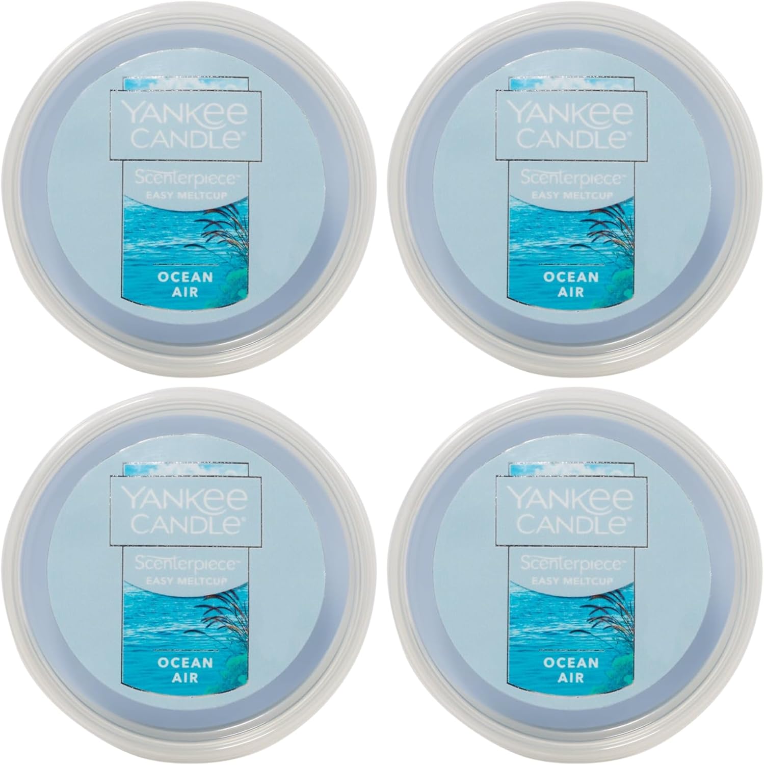 Yankee Candle Catching Rays Fragrance MeltCups for Scenterpiece Warmers, Fresh & Clean Summer Scent, (Pack of 4)