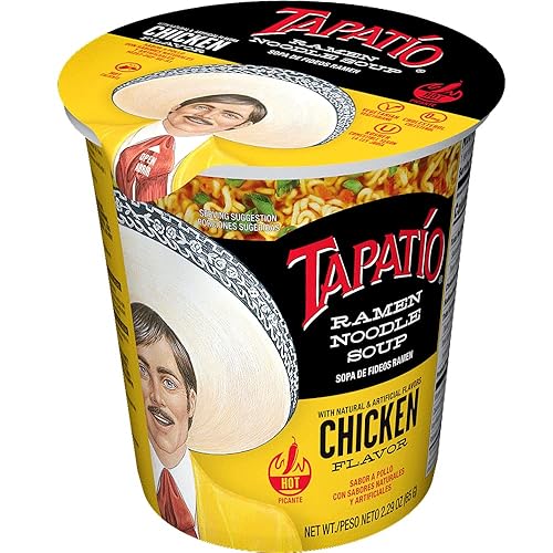 Tapatio Tazón de sopa de fideos ramen de pollo picante