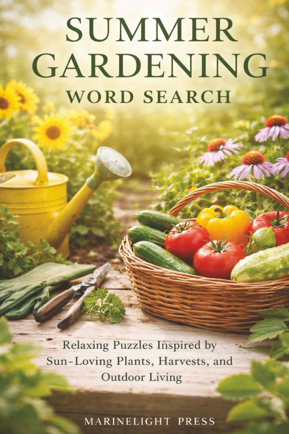 Summer Gardening Word Search: Relaxing Puzzles Inspired by Sun-Loving Plants, Harvests, and Outdoor Living