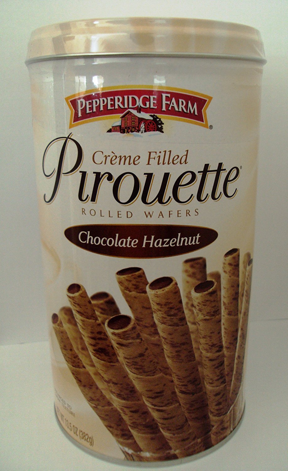 Pepperidge Farm Crème Filled Pirouette Rolled Wafers, Chocolate Hazelnut, 13.5-ounce (pack of 3)