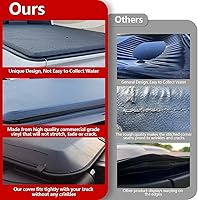 Vista 5 de Funda enrollable suave para cama de camioneta de 5.5' (67") compatible con Ford F-150 de 5.5 pies de 2004 a 2026 Vinilo duradero e impermeable