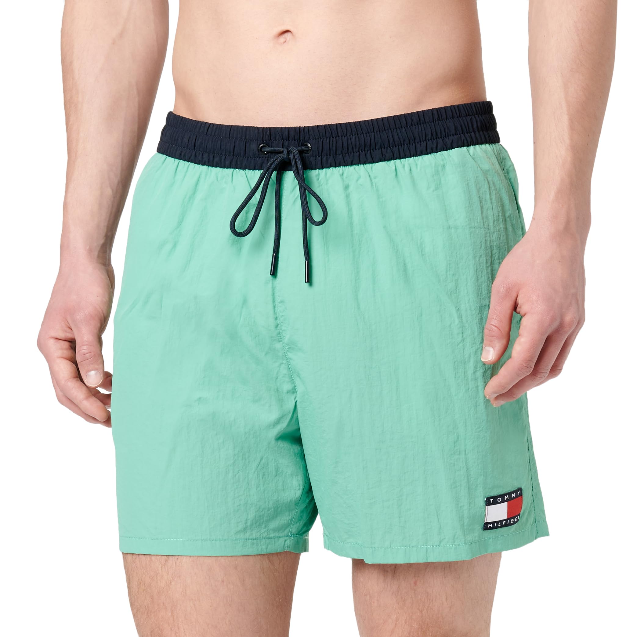 Tommy Hilfiger Herren Badehose Medium Drawstring mit Tunnelzug