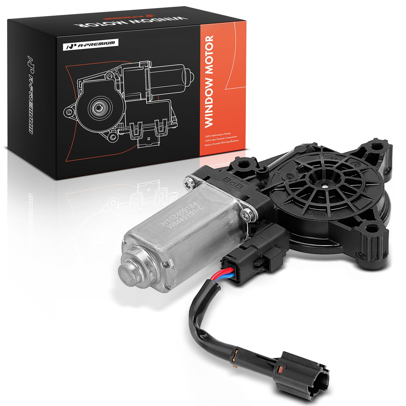 A-Premium Power Window Lift Motor (with 2-Pin Connector) Compatible with Hyundai Elantra Coupe 2013, Elantra 2011-2016, Sonata 2013-2015, Replace# 824503X000, 824503X100