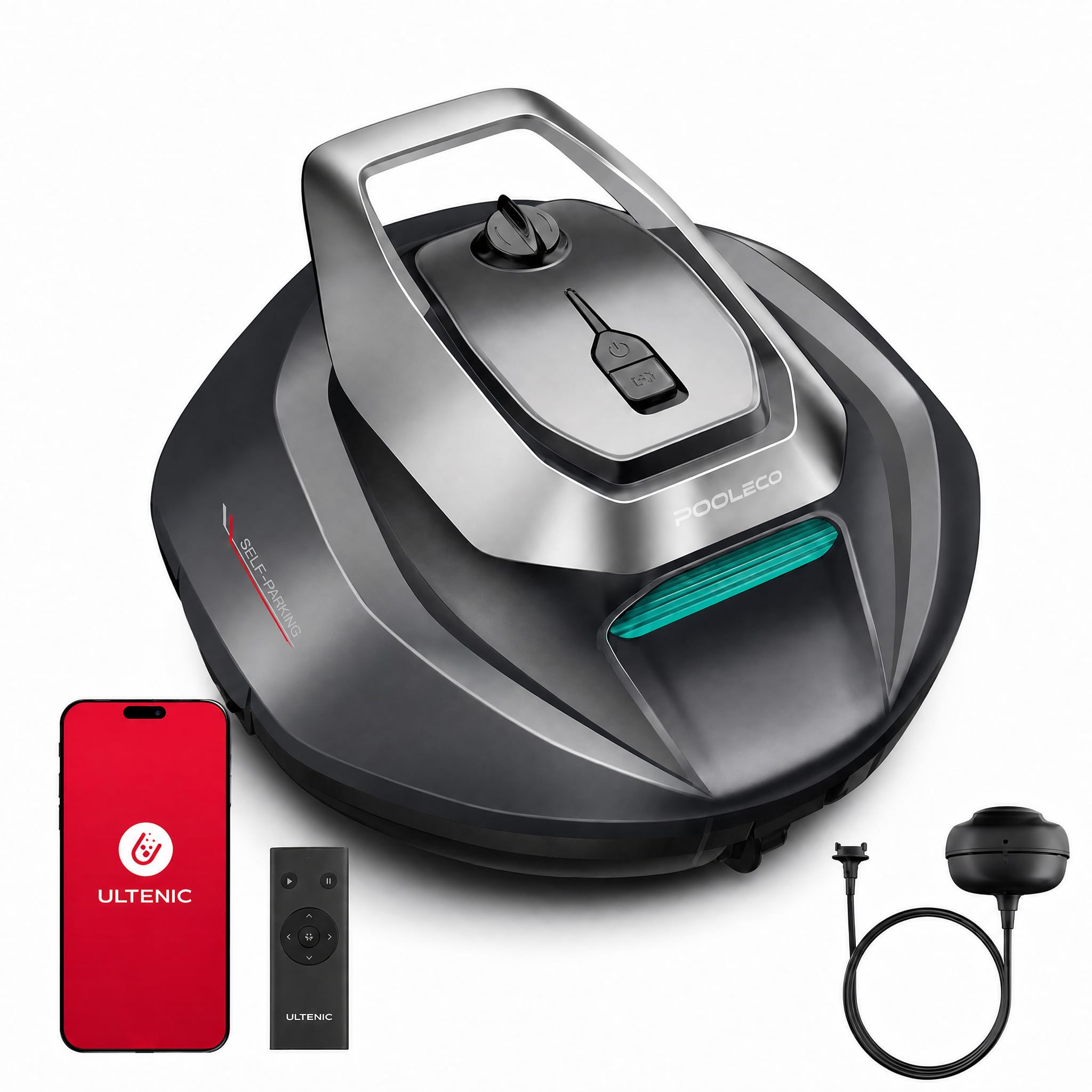 Photo 1 of Pooleco Cordless Robotic Pool Cleaner - Forest Green