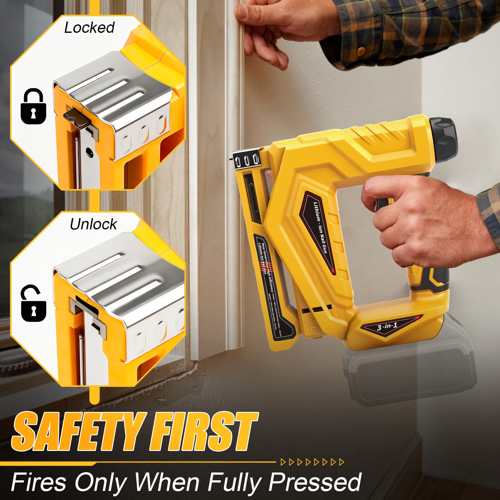 Roadtime Agrafeuse Electrique pour DeWalt 20 V batteries (sans batterie)