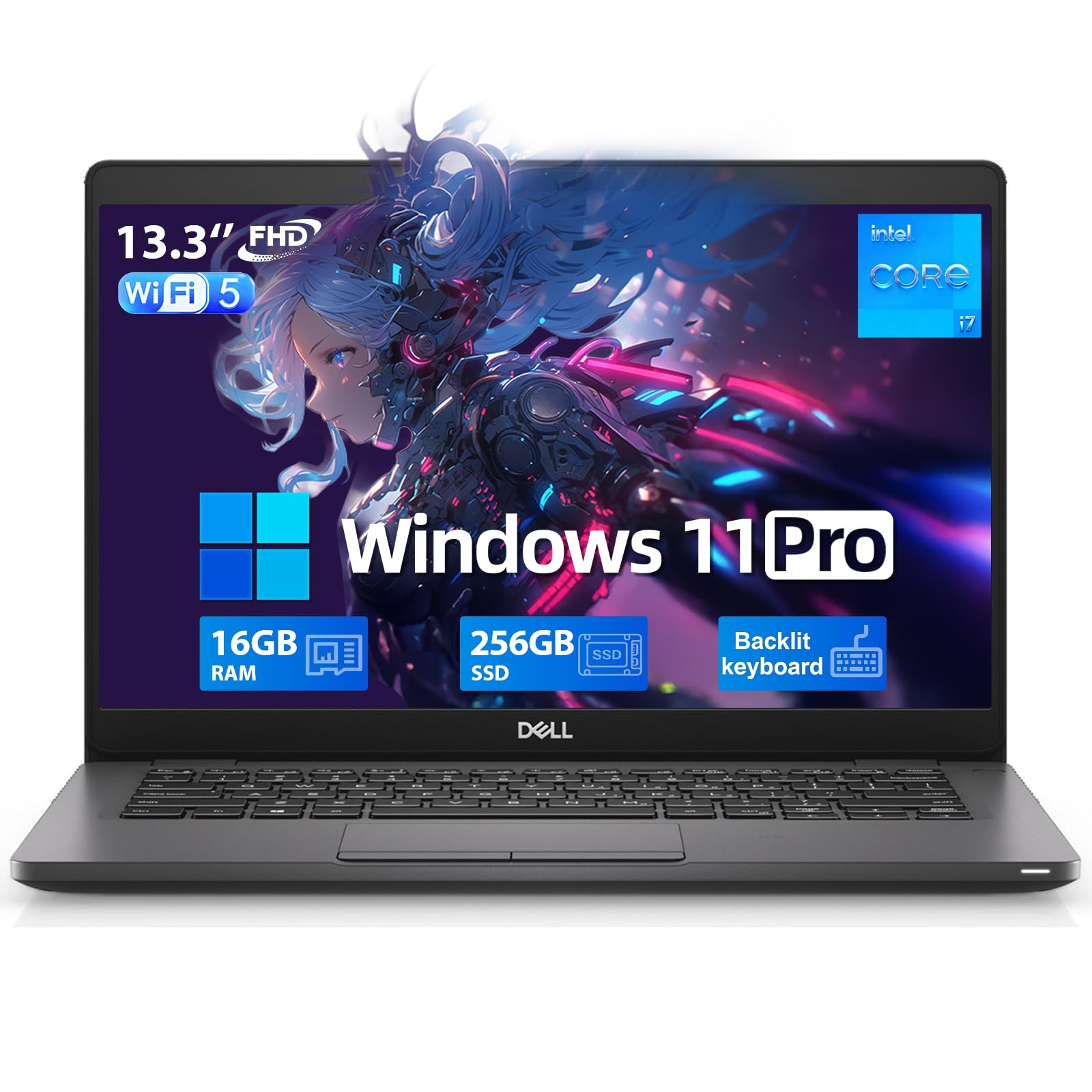 Amazon.com: Dell Latitude 5300 Laptop 13.3-inch FHD Display, Intel
