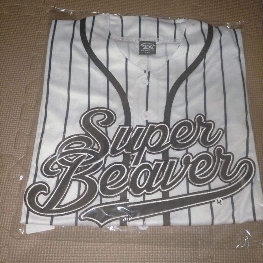 SUPERBEAVER 20周年記念 ベースボールシャツ ストライプ/M