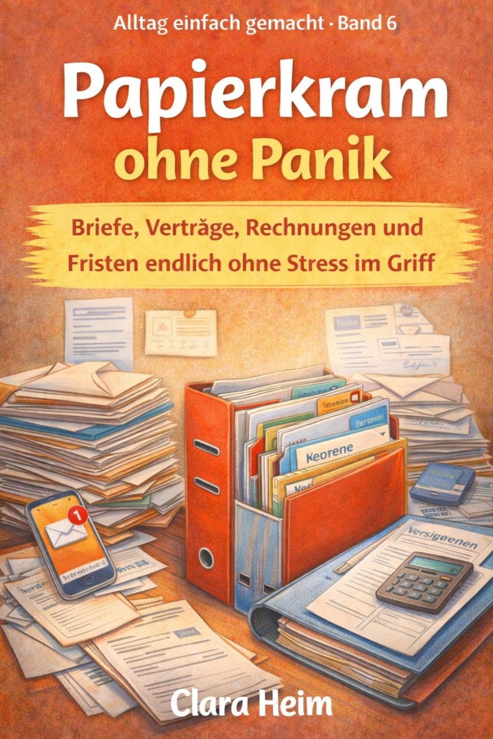 Papierkram ohne Panik: Briefe, Verträge, Rechnungen und Fristen endlich ohne Stress im Griff (Clara Heim - Alltag einfach gemacht)