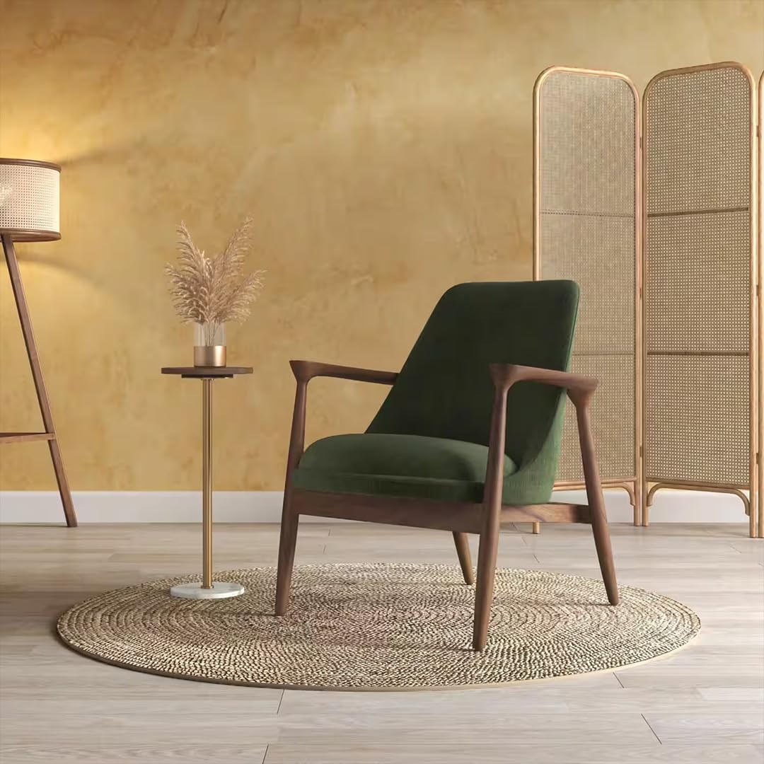 Urban Ladder Dakota Lounge Chair in Stria Olive-picture-35