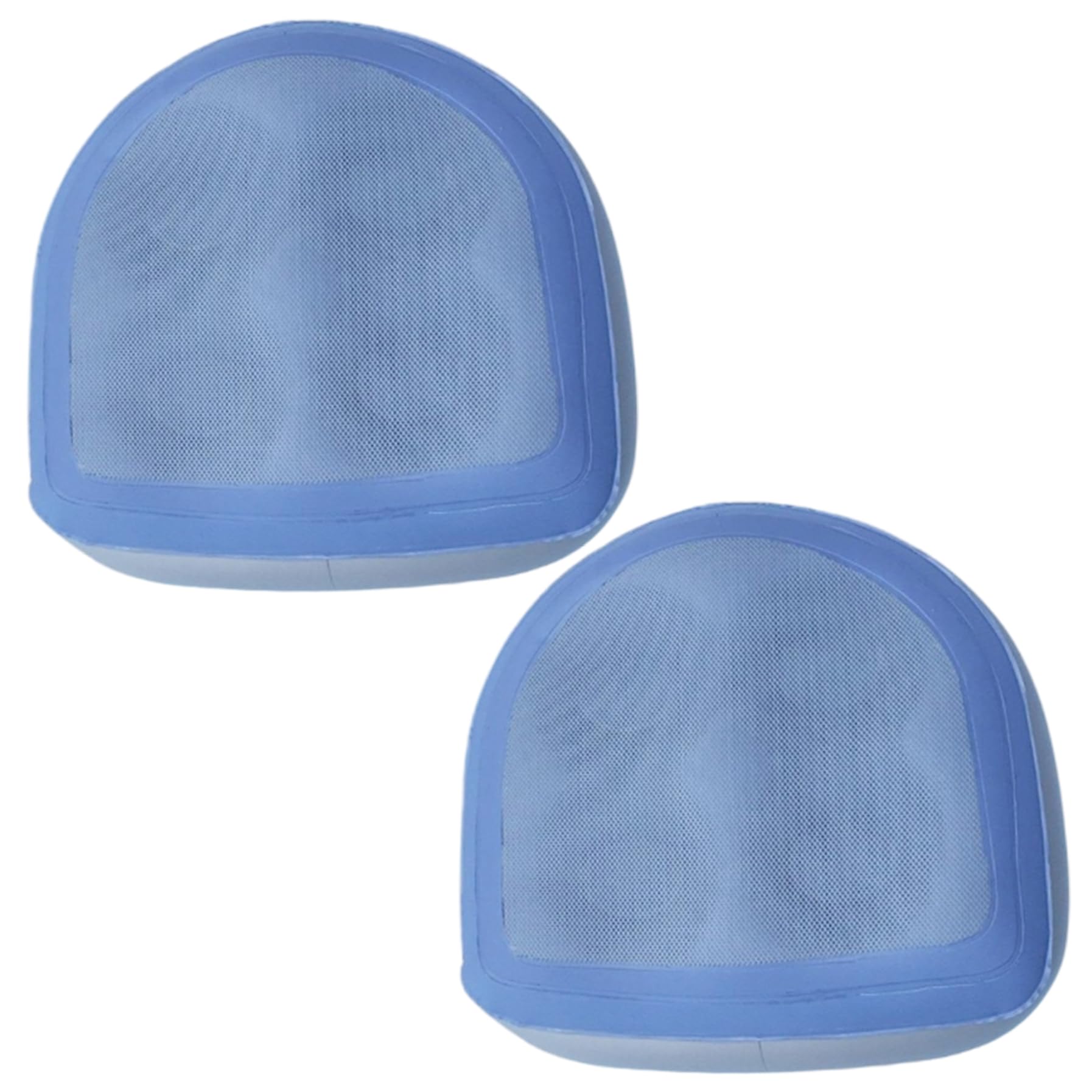 2 Stück aufblasbare Sitzerhöhung 18, 5 x 14, 6 x 5, 9 Spa & Rückenstütze, aufblasbarer Whirlpool-Sitz mit Saugnapf, PVC-Whirlpool-Sitzerhöhungskissen, blau