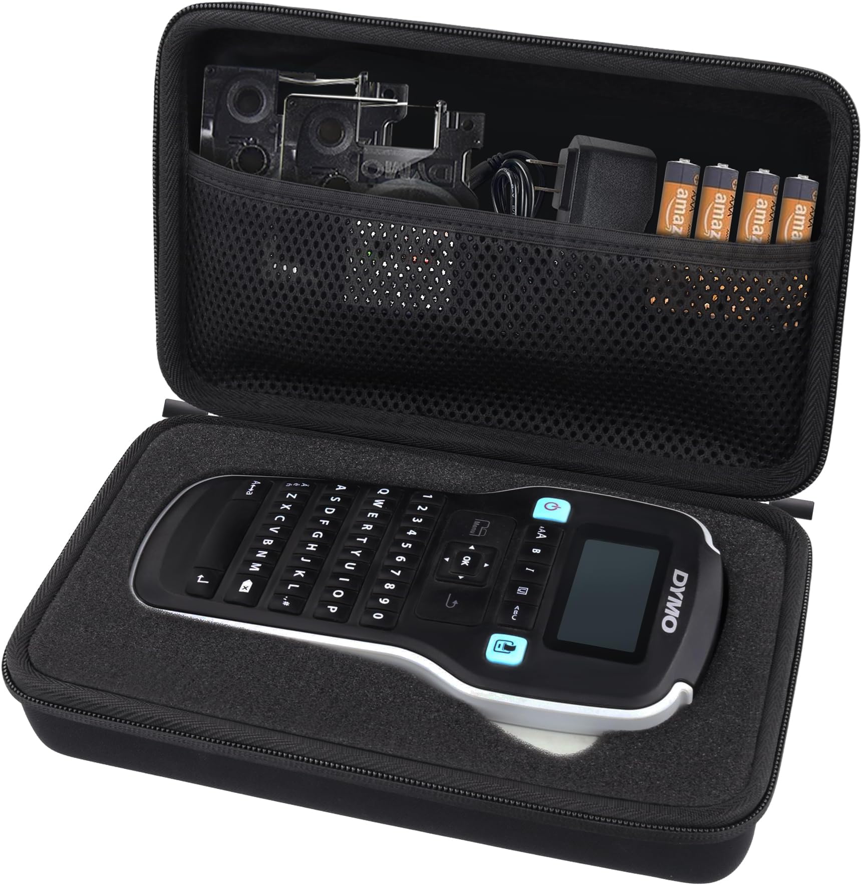 Storage Travel Case for Dymo LabelManager 160 /LabelManager 280 Handheld Label Maker Qwerty Keyboard,Fits Dymo D1 Labelling Tape, Case Only