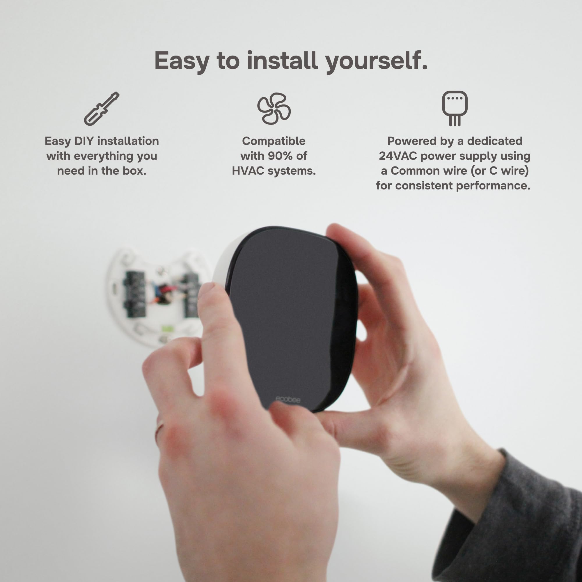 ¡NUEVO 2022! Termostato inteligente ecobee mejorado funciona con Alexa