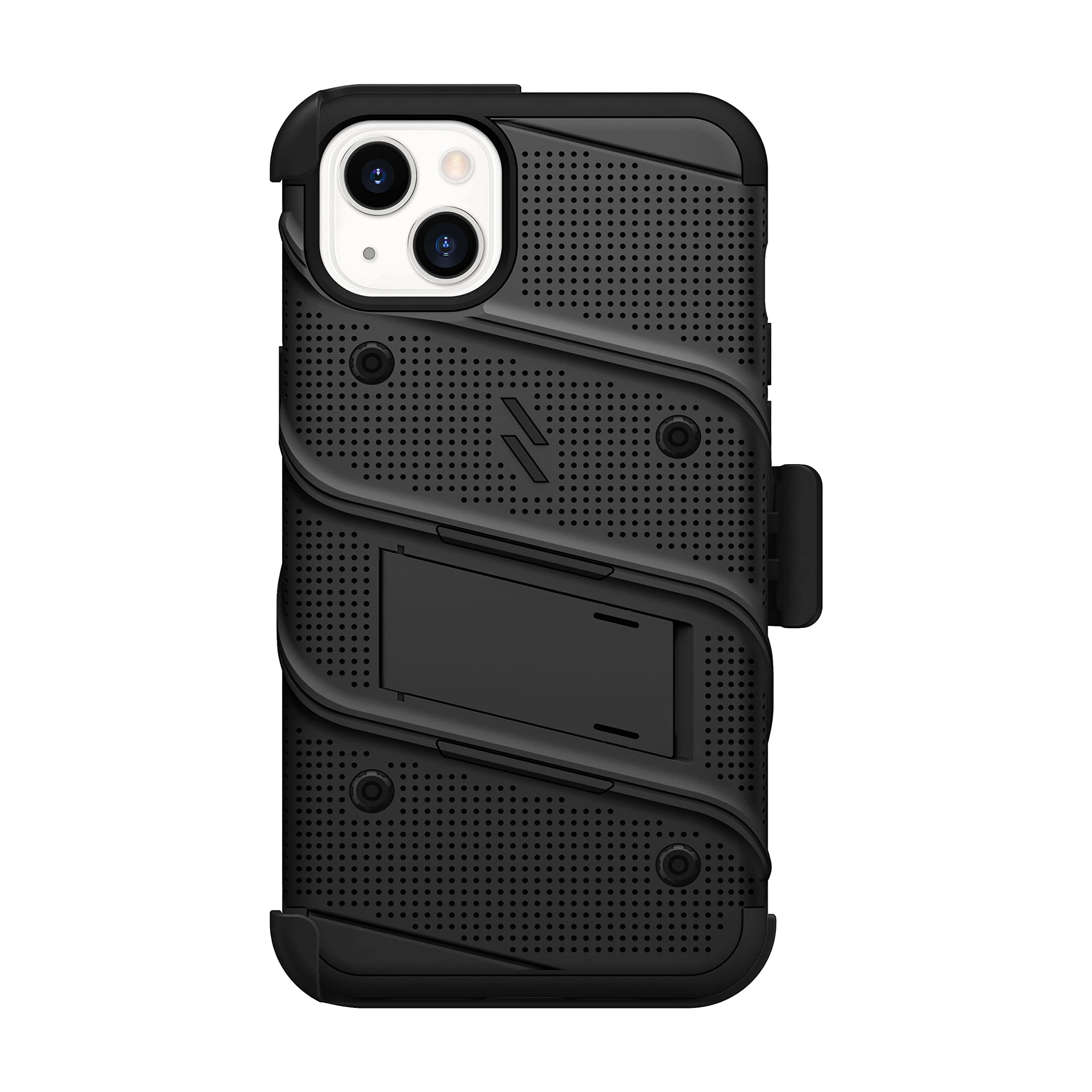 ZIZO Bolt Bundle per iPhone 14 Pro Max (6.7) Custodia con protezione dello schermo Cavalletto Custodia Cordino - Rosso
