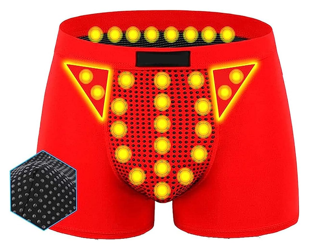 NURCIX Set of 3 Men's Enlargement Underwear with Health Care Magnetic Therapy for Rapid Increase