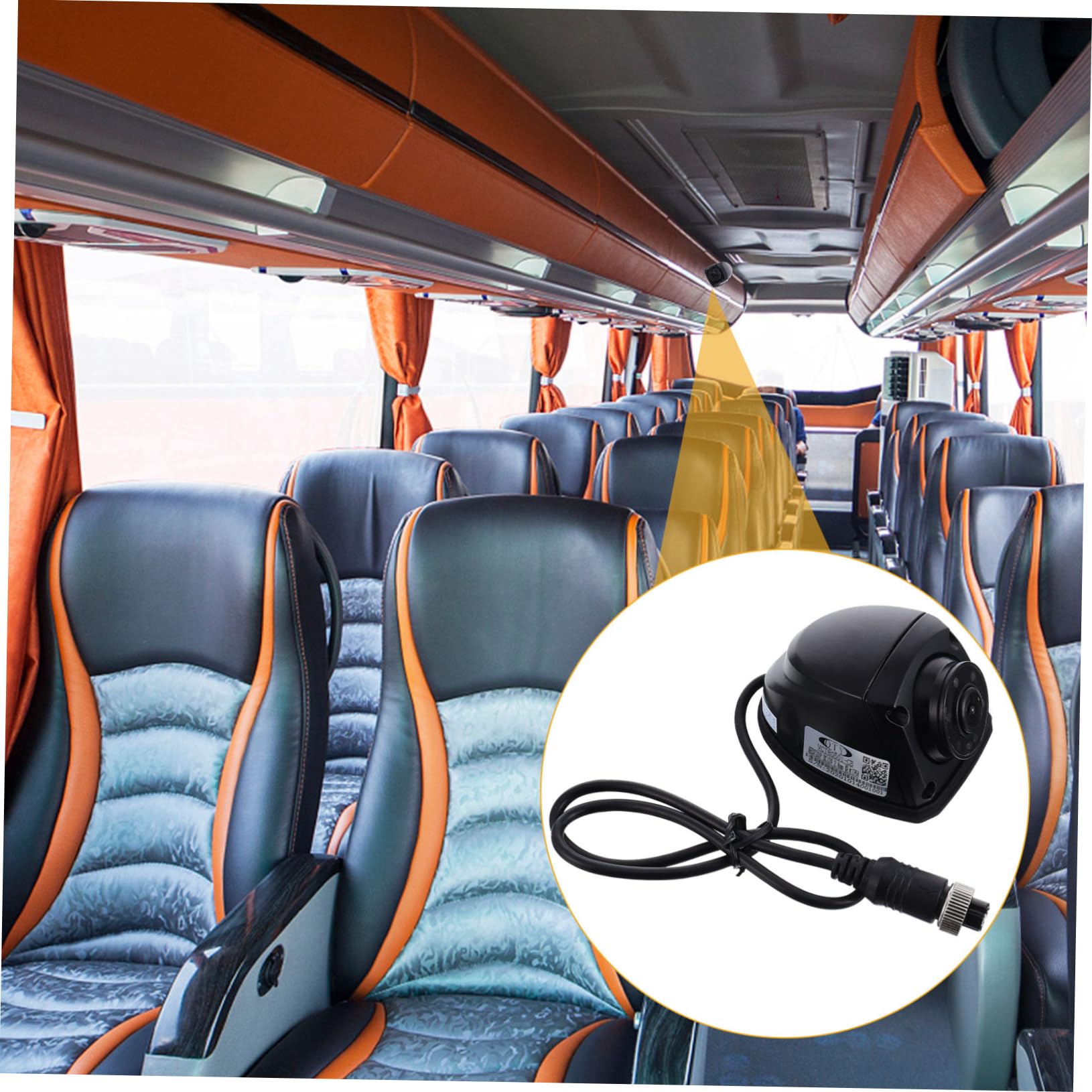 1 Pieza Cámara Lateral Supervisión de Vehículos Resistente Sol para Camiones y Autobuses