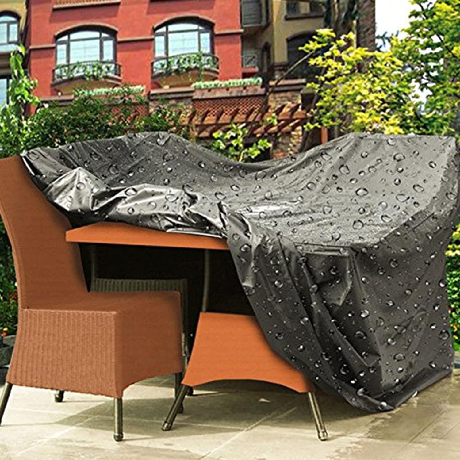 Garden Furniture Covers,Patio Furniture Covers,Rain Protection,Dust-proof and UV-resistant,420D Oxford Multi-size Protective Cover Tarpaulin Cover for Garden Furniture and Rectangular Seating Sets