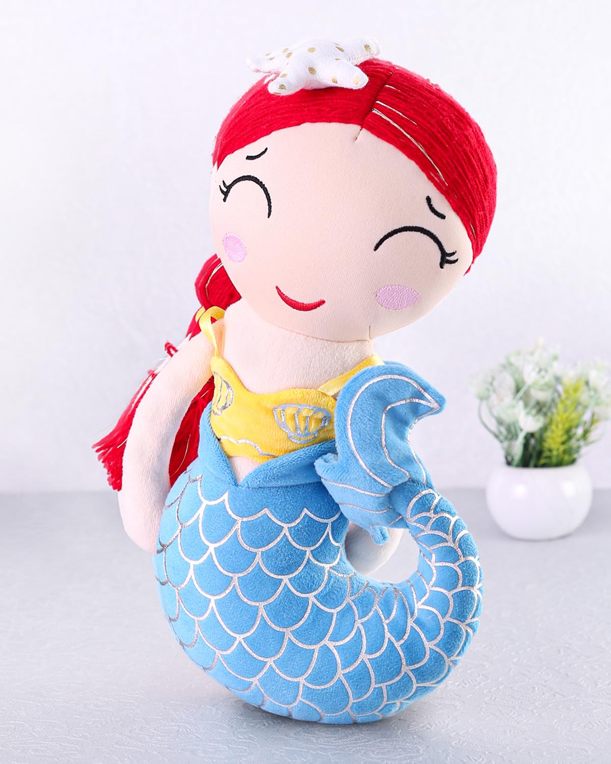 Bonfino Premium Brisa Soft Candy Doll |Stuffed Toy for Girls | Mermaid Plush Doll for Kids| Cute Cuddly Doll, Helps to Learn Role Play | Safe & Fun Gift for Toddler & Baby Girls| BIS Certified - Blue (B0CYC37YM8) Amazon Price History, Amazon Price Tracker