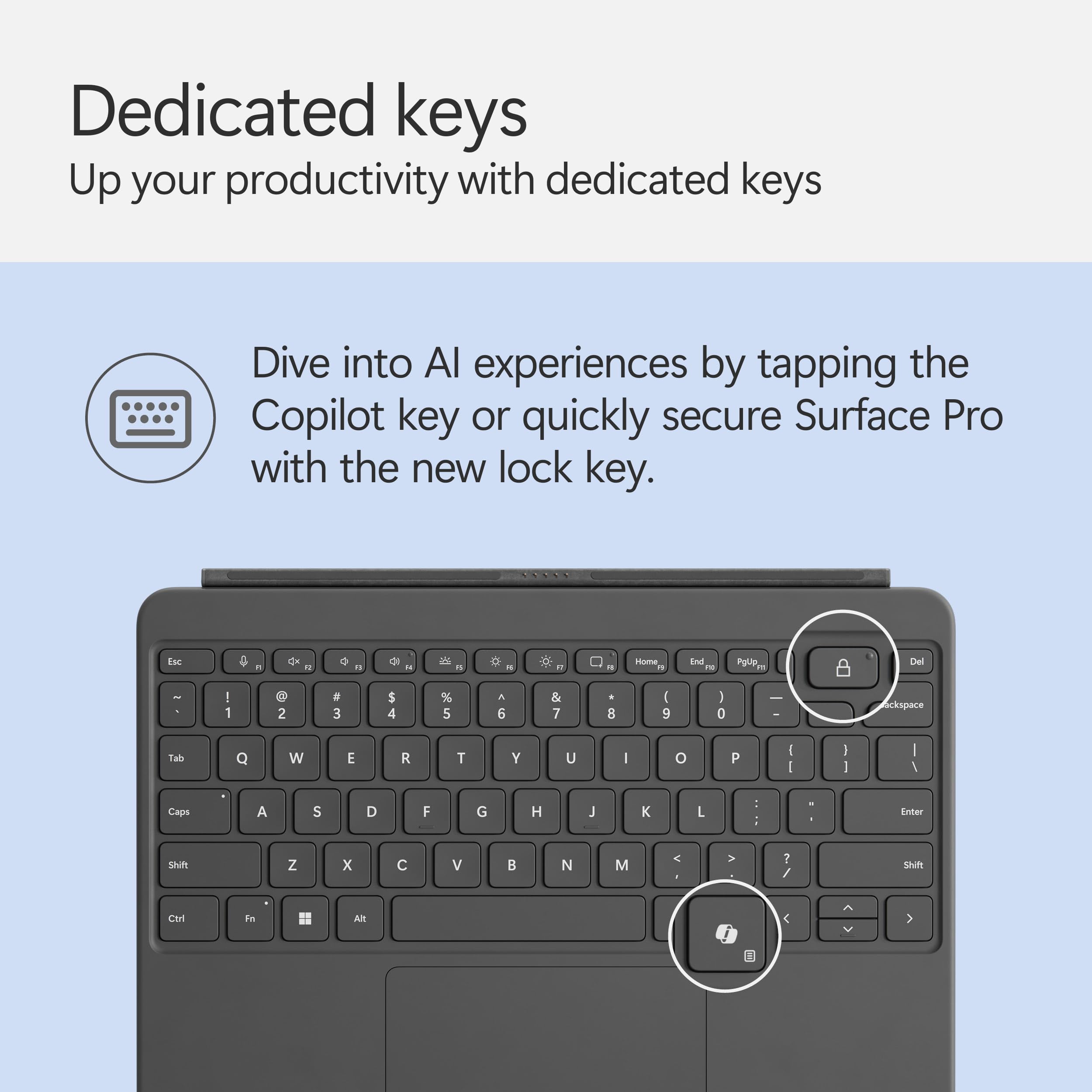 Microsoft Surface Pro Including Keyboard | Copilot+ PC | 12” LCD Touchscreen | Snapdragon® X Plus | 16GB Memory | 512GB SSD | Latest Model, 1st Edition | Platinum — view 6