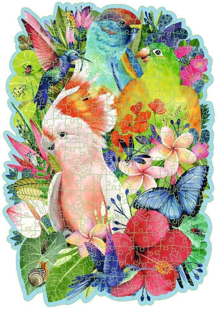 Ravensburger Beautiful Birds Wooden Jigsaw Puzzle for Adults - Every Piece is Unique, Softclick Technology Means Pieces Fit Together Perfectly