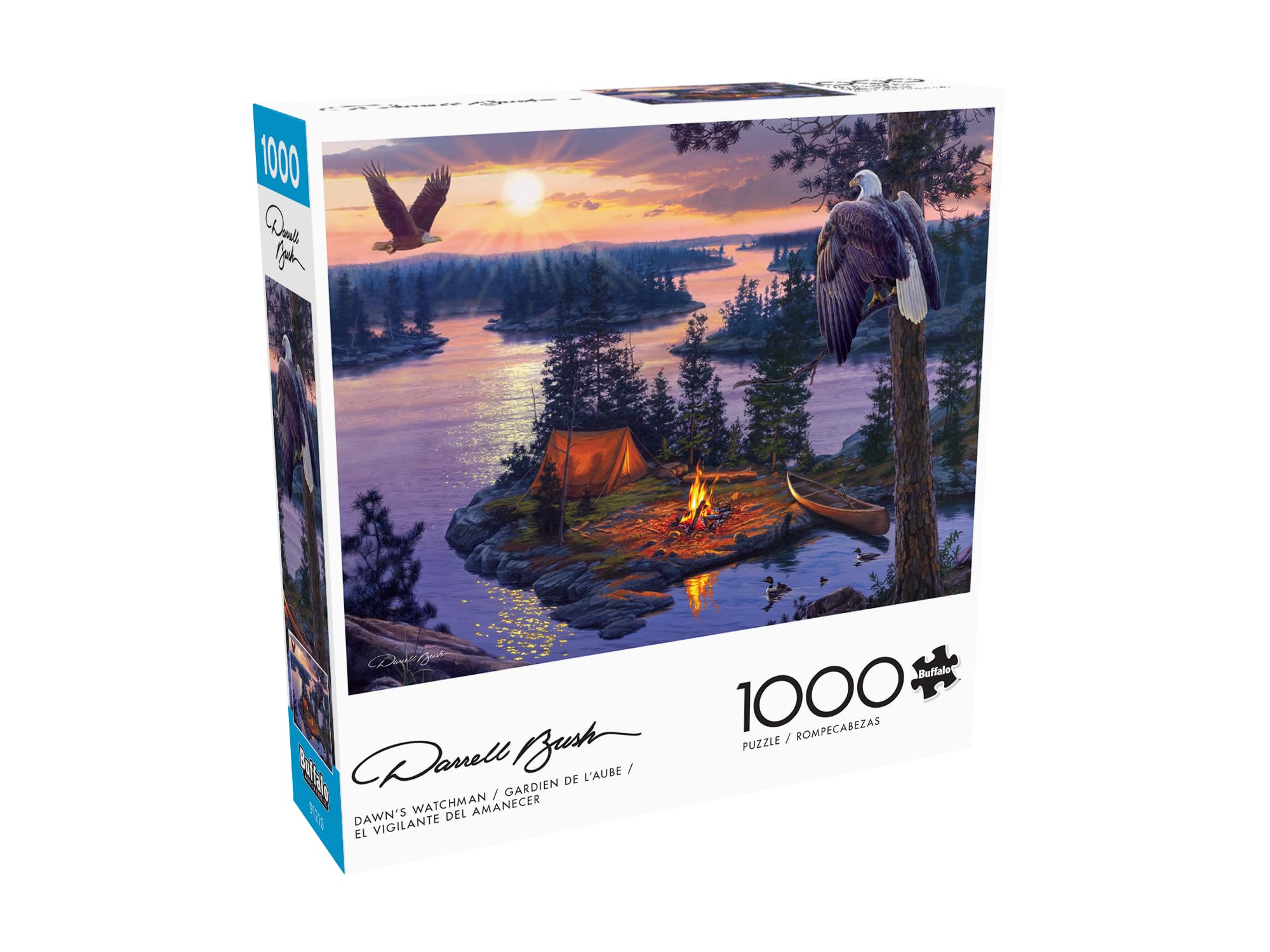 Buffalo Games, Darrell Bush, Dawn's Watchman, 1000 Piece Jigsaw Puzzle for Adults Challenging Puzzle Perfect for Game Nights - Image 3