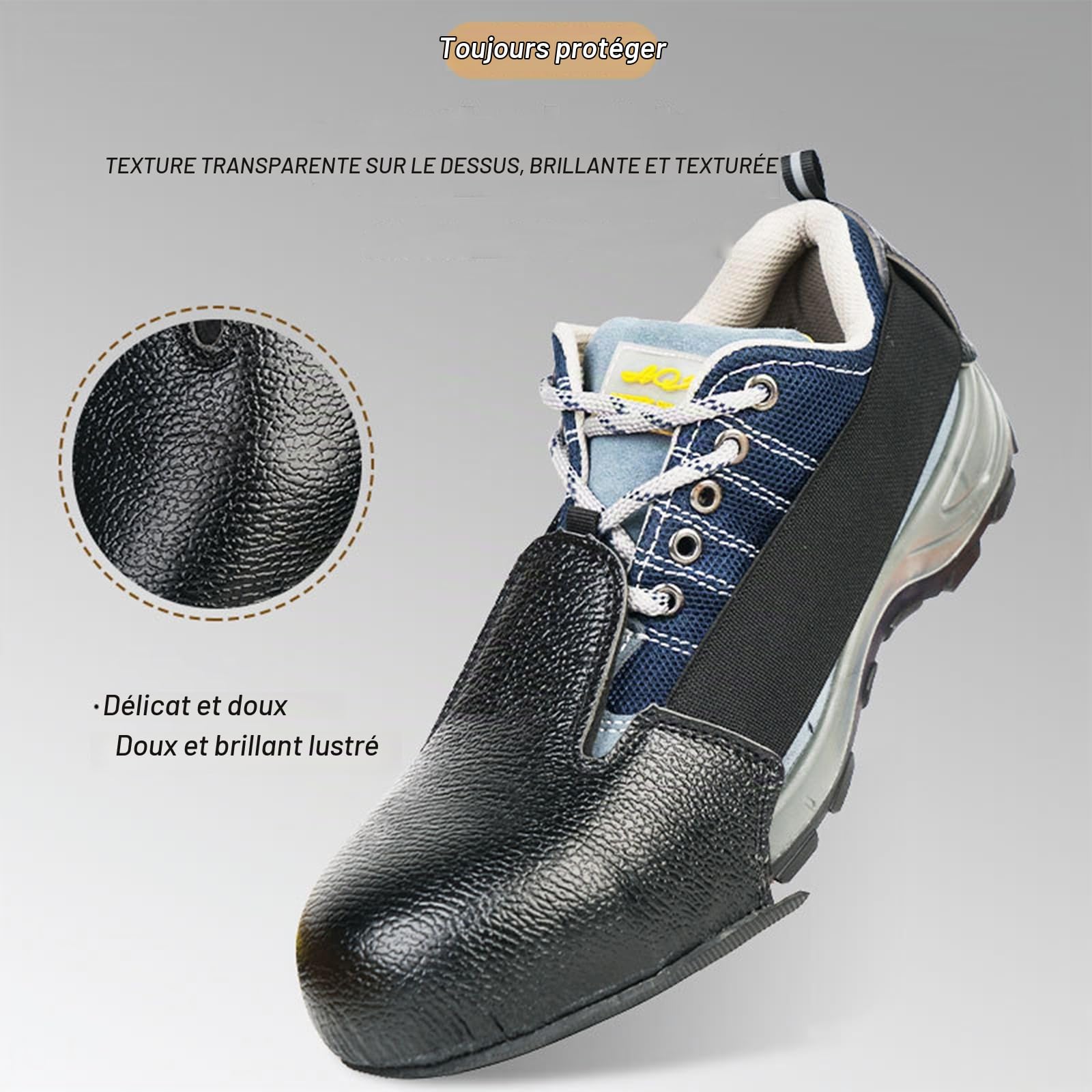 1 Paire Surchaussures De Sécurité, Couverture Anti écrasement Portable, Chaussures De Protection, Chaussures de sécurité pour Lieu de Travail, pour l'industrie du Lieu de Travail