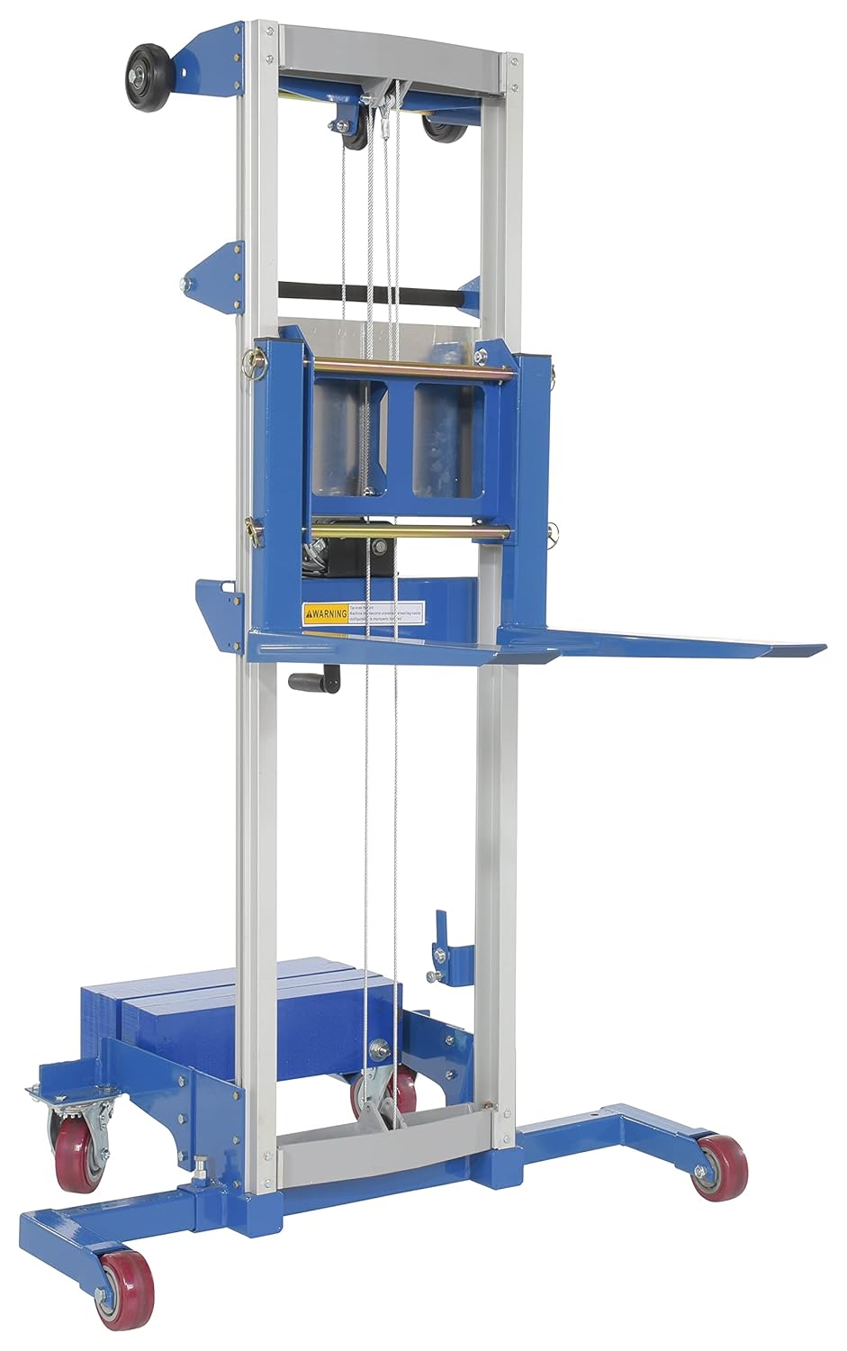 Vestil A-LIFT-CB Counterbalance Hand Winch Lift Truck, 45-7/8" Length, 42-5/8" Width, 68" Height, 500 lbs Capacity: Hoists: Industrial & Scientific