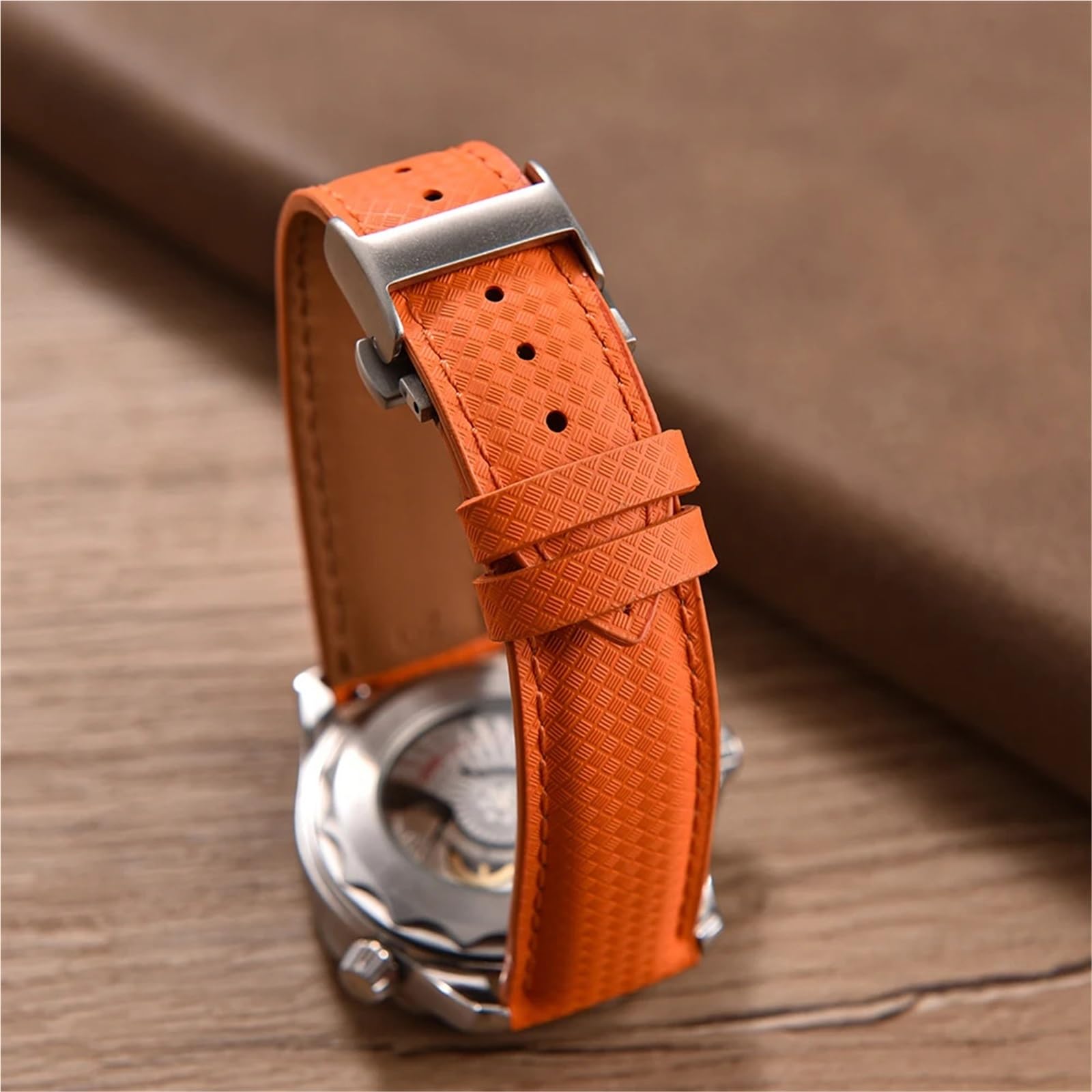 Generico Bracelet en toile pour voiles composite - Couches de cuir avec boucle, 18-22 mm