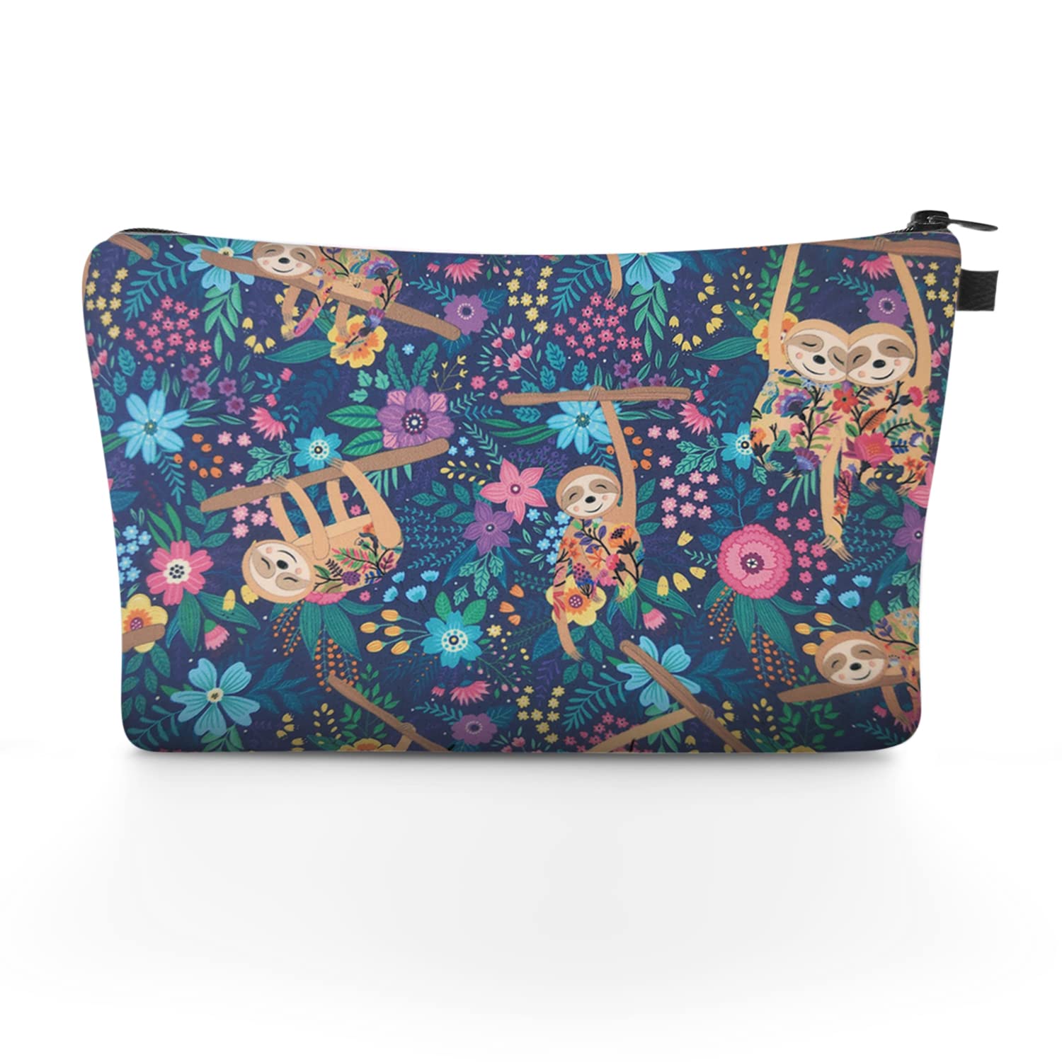 Small Makeup Bag for Purse Mini Cosmetic Bag for Women Girls Pouch Travel Toiletry Bag Cute Pattern Pencil Pouch with Cute Sloth Printed Y3SLHZB (5)