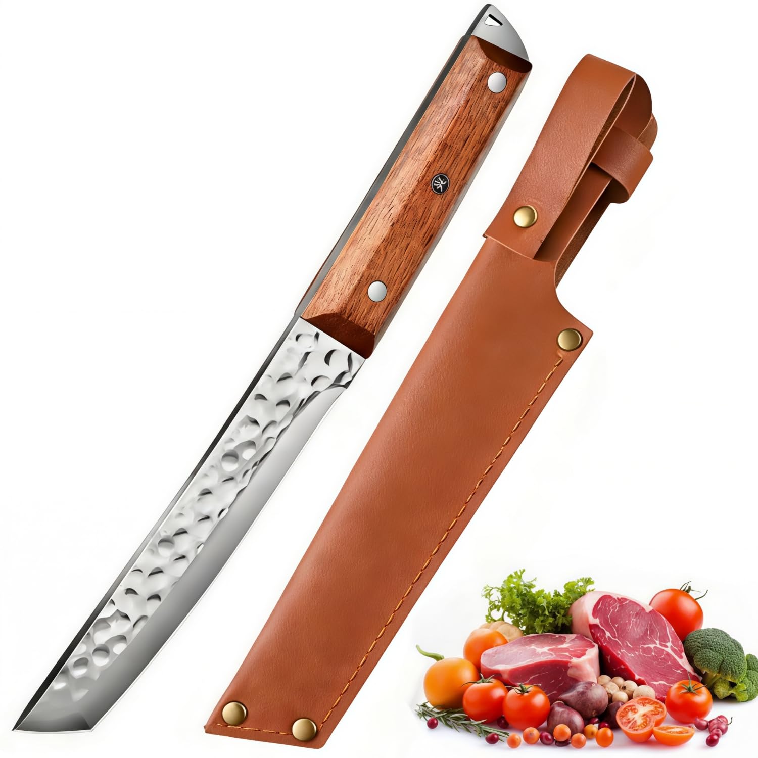 Chef's Knife - High Carbon Steel Japanese Knives,Sharp Kitchen Knive with Ergonomic Handle,Chopping Knife,Meat Knive,Cooking Knifes