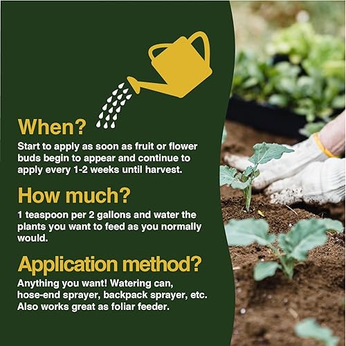 Miniatura 4 de Farmer's Secret Fruit & Bloom Booster Fertilizante (8 onzas) - Súper concentrado - Aumenta la floración y el rendimiento en todas las variedades de