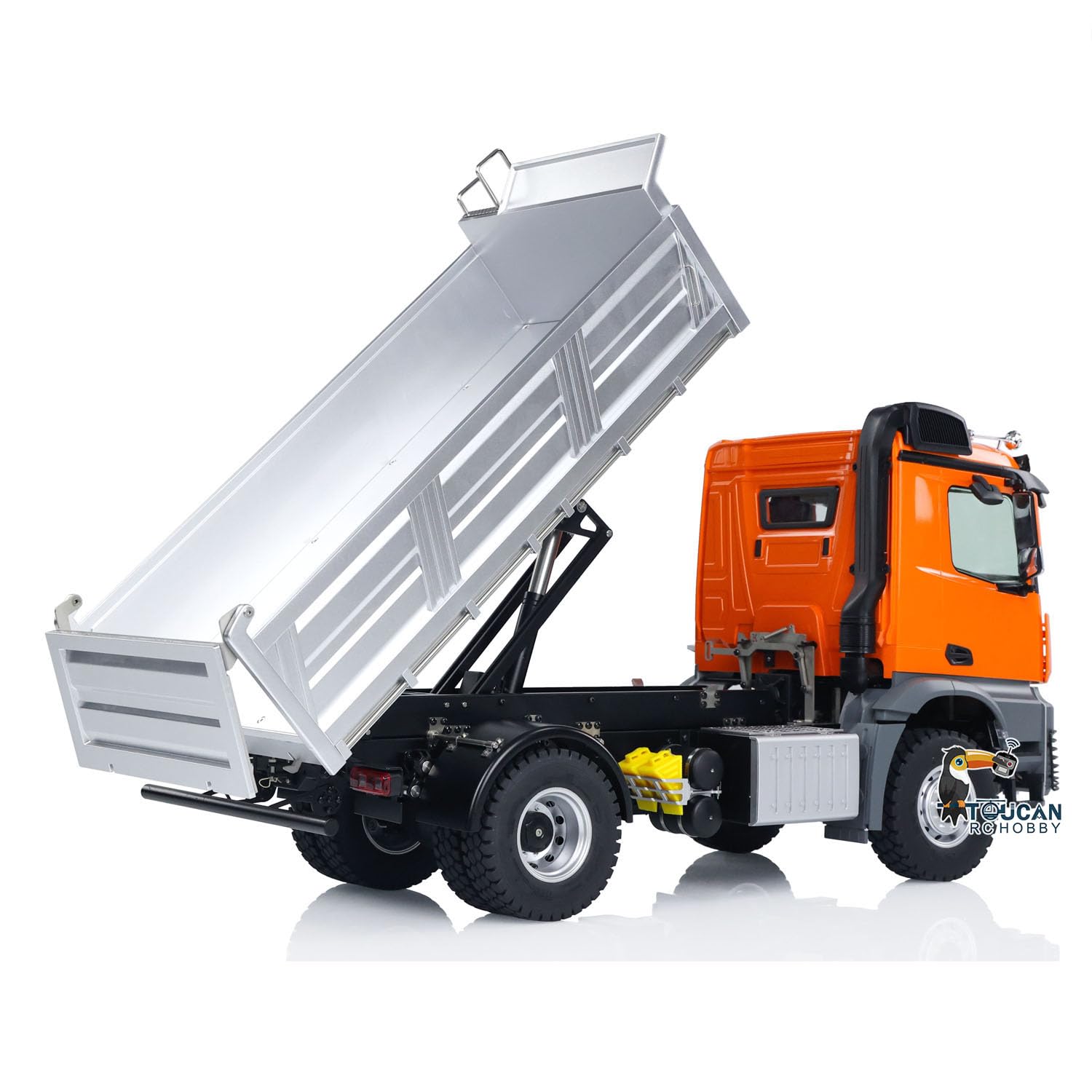 TOUCAN RC HOBBY Kabolite 1/14 5701 Camion Ribaltabile 4x4 Suono Luce Arancione