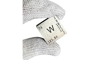 Luciteria Science 1 Inch Pure Metal Tungsten Density Cube