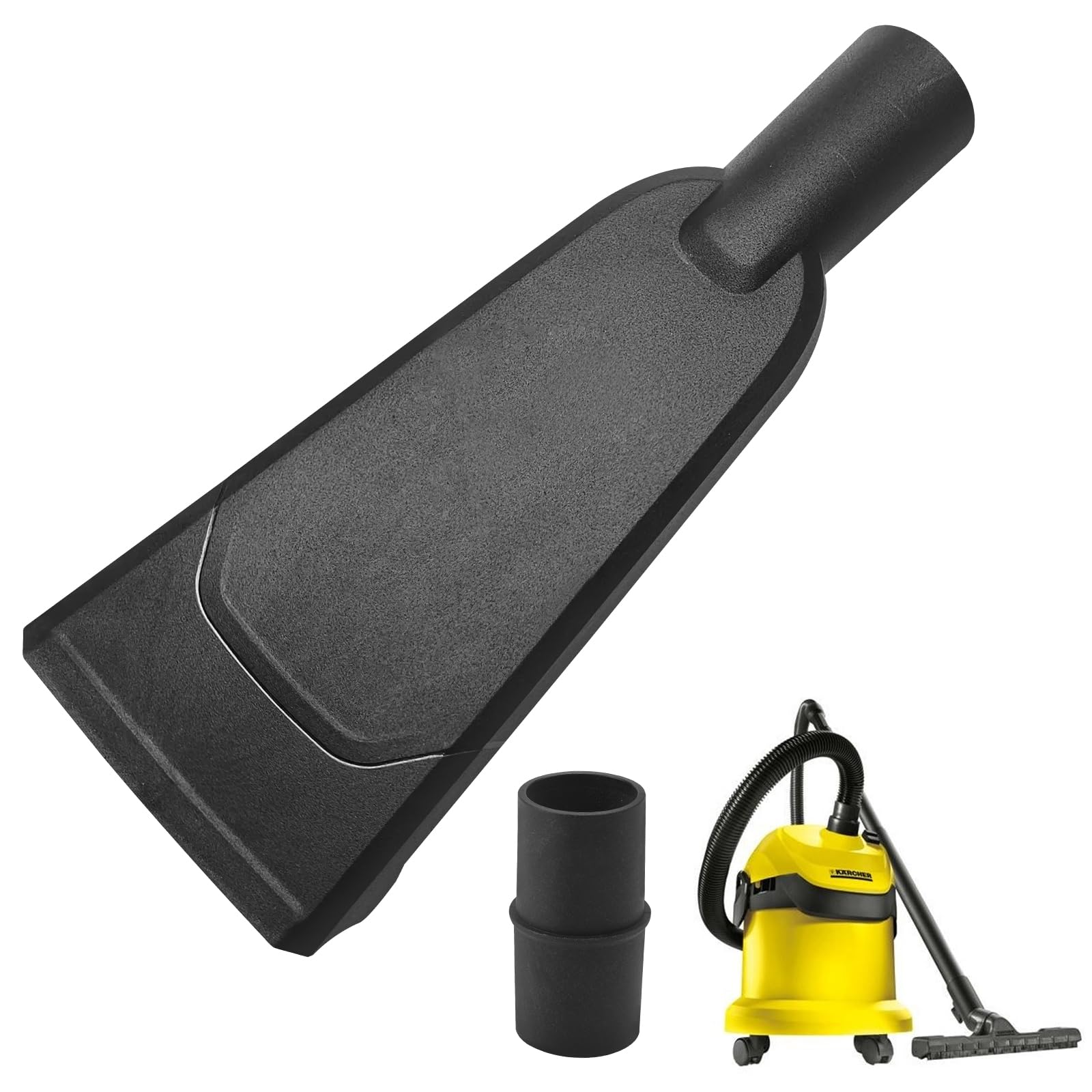 Lot de buses universelles 35 mm, aspirateur à sec Kärcher - Accessoire de rechange eau/poussière Kärcher WD/KWD - Noir