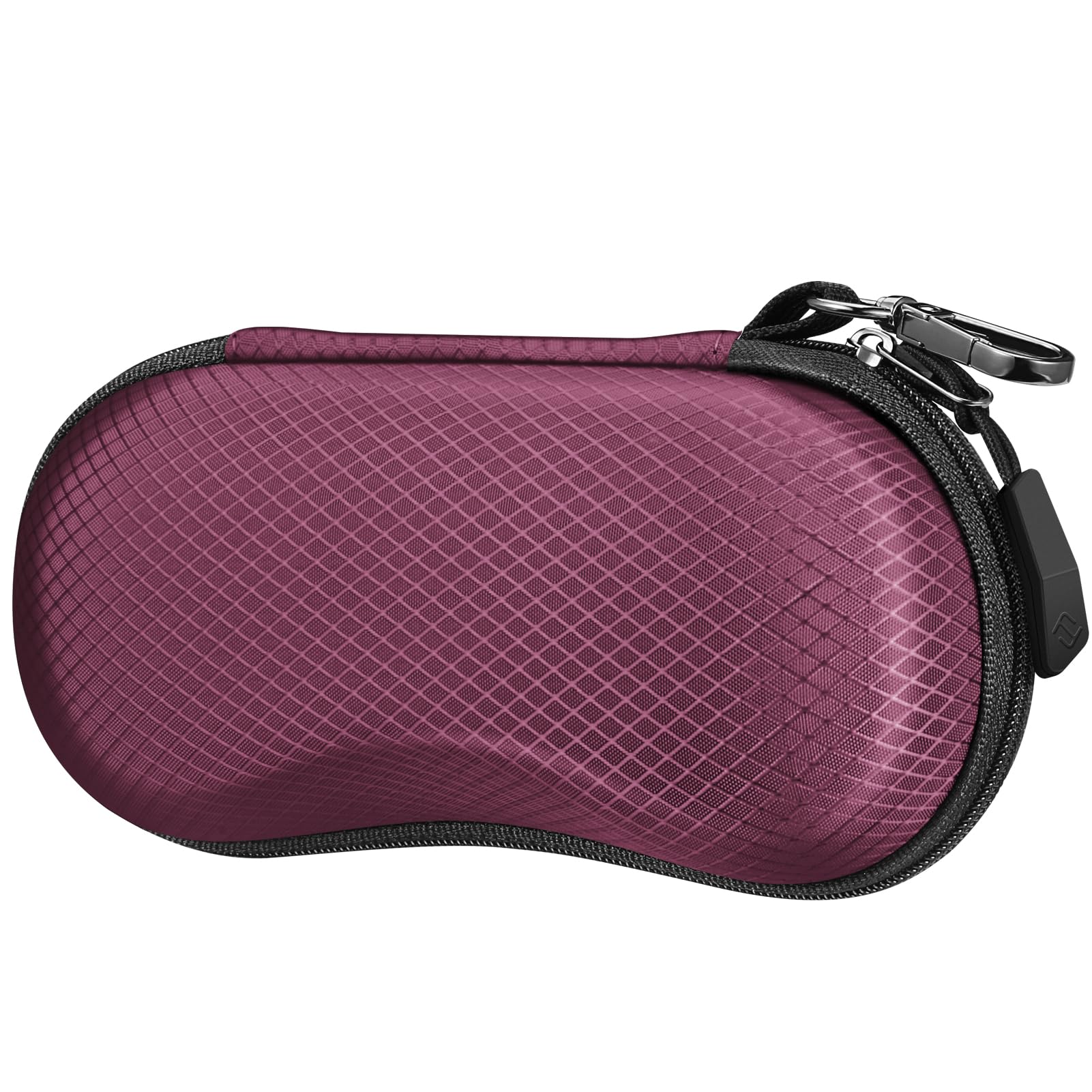 FINTIE Sunglasses Case for Men and Women - Hard Shell Shockproof Sport Glasses Case - Zipper Portable Spectacle Cases with Clip