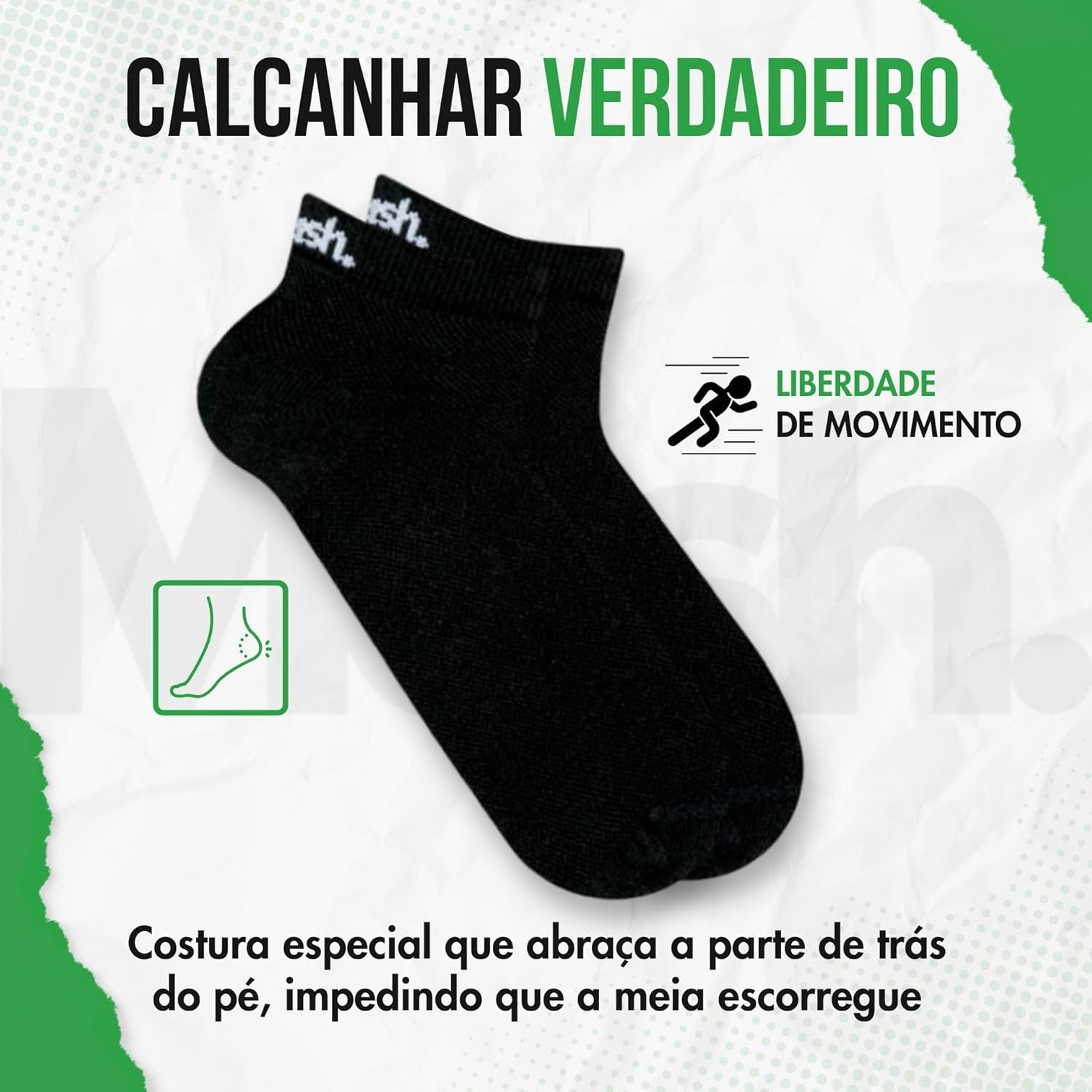 Kit 3 Pares Meia Sapatilha Cano Curto Esportiva Active Com Algodão Unissex Mash em promoção! Veja a oferta e mais achadinhos de Moda íntima 4 Hoje é o melhor dia para comprar Kit 3 Pares Meia Sapatilha Cano Curto Esportiva Active Com Algodão Unissex Mash com aquele preço maroto! Promoção! Aproveite a oferta! 4