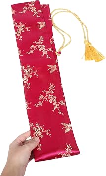 PRETYZOOM Chinese Kung Fu Holder Soft Silk Travel Bag for Jian