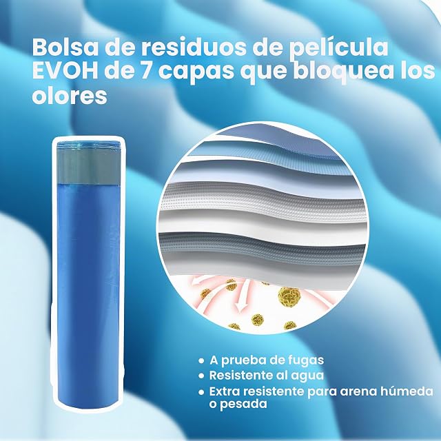 Foto 6 de 8 de Neakasa PooGuard Cubo de Basura Antiolor 9,2 L para Arena de Gatos, Blanco