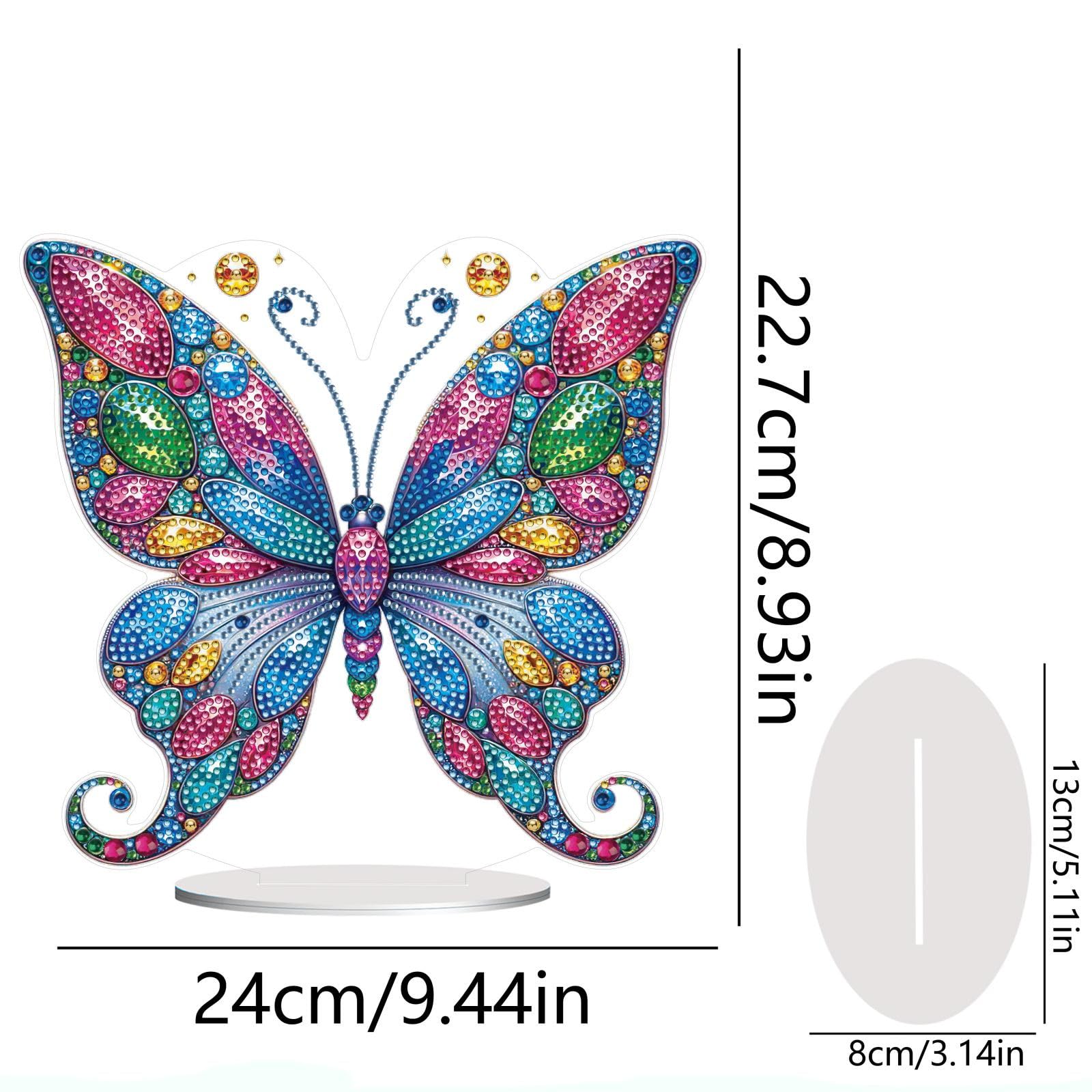 Kit Diamond Painting 5D Fai Da Te - Decorazione Da Tavolo Con Fiori - Quadro Di Punti Per Principianti, Ornamento Ufficio E Casa