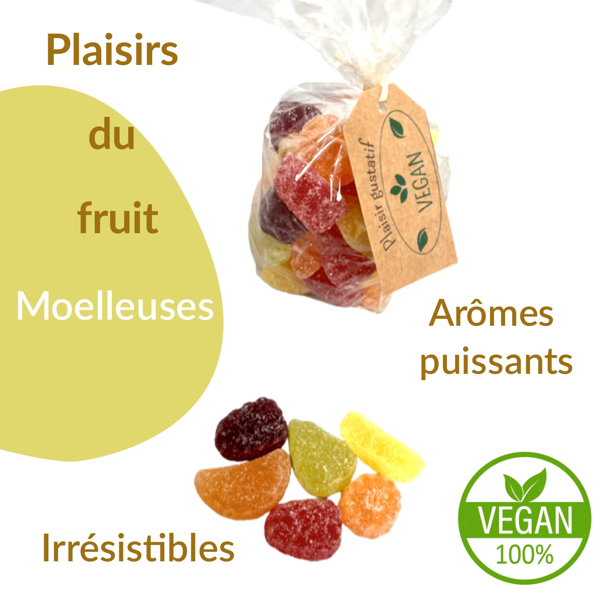 Coffret de Pâtes de fruits et Nougats tendres - Idée cadeaux plaisir et original - Box surprise à offrir - Panier de confiserie sucrée specialites artisanales parfum fruit et nougat tendre