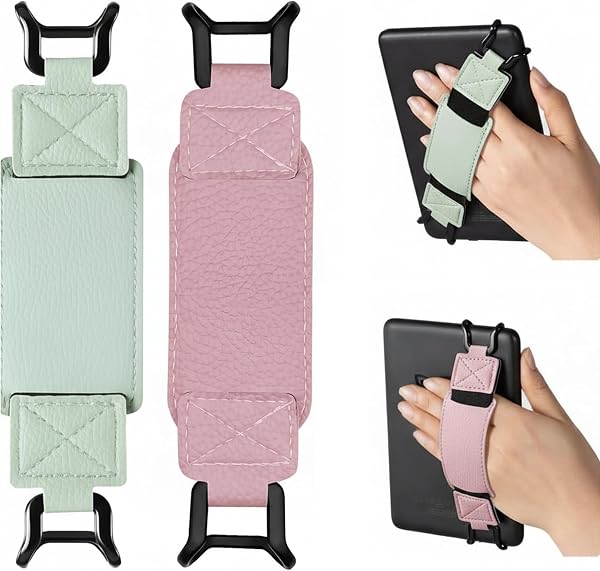 Ebook Reader Hand Strap Covers Set Two Pieces Anti Slip Tablet Straps for Reading Home Work and Outdoor Use - 3