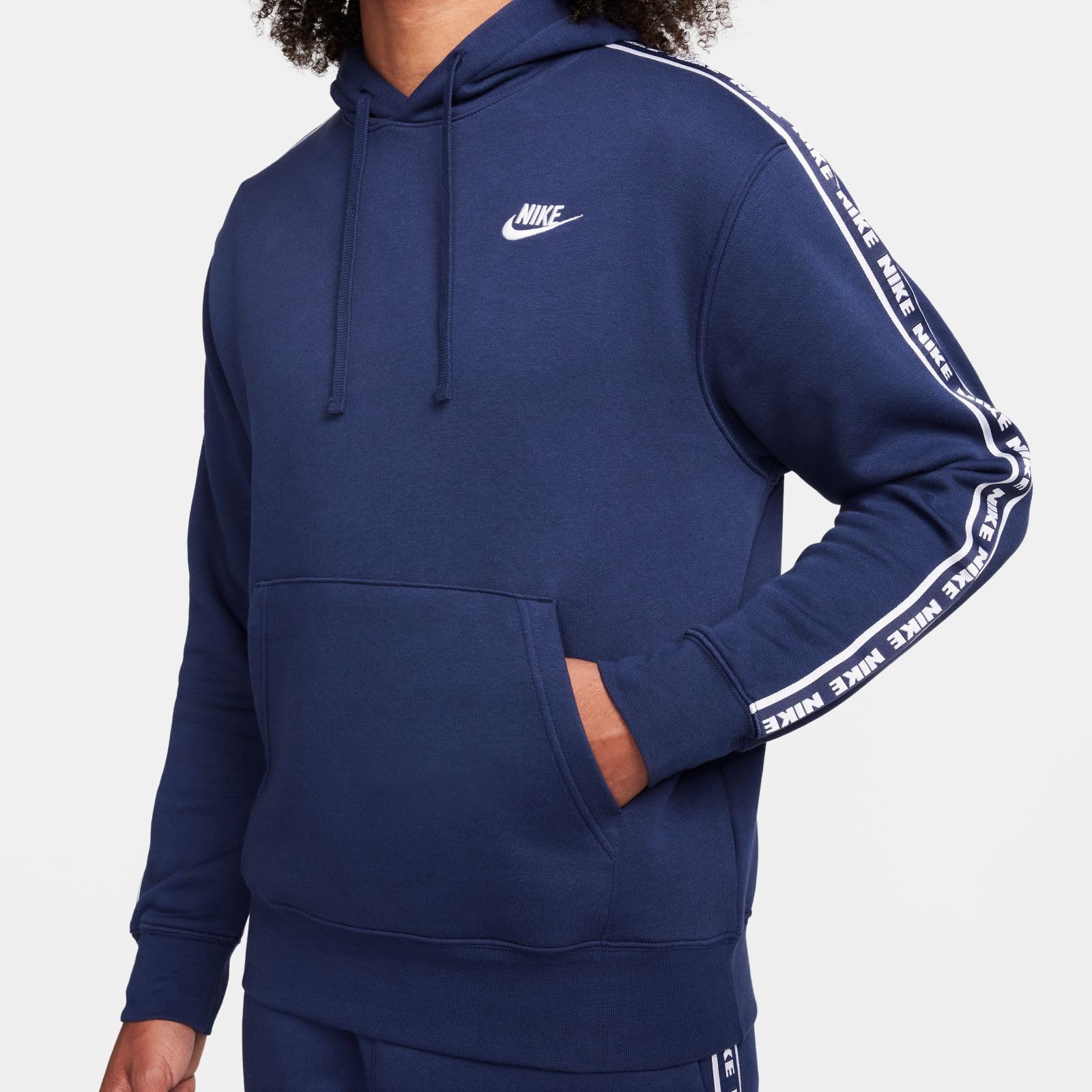 Nike DM6838-010 Tuta Uomo con Cappuccio Sport Essentials Nero