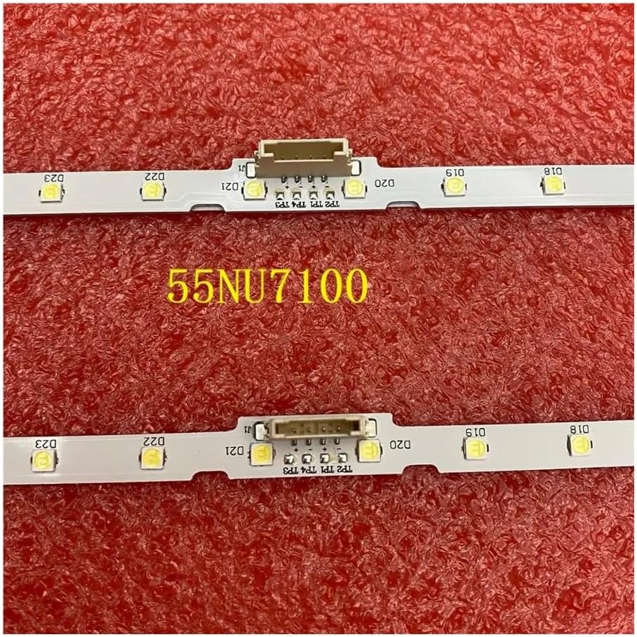 Compatible Brightness Replacement Bar 40LED 6V UE55NU7025 UE55NU7026 UE55N5500 UE55NU7175 UE55NU7120 UE55NU7179 UE55NU7099 UE55NU7379 UN55NU7090(10 PCS)