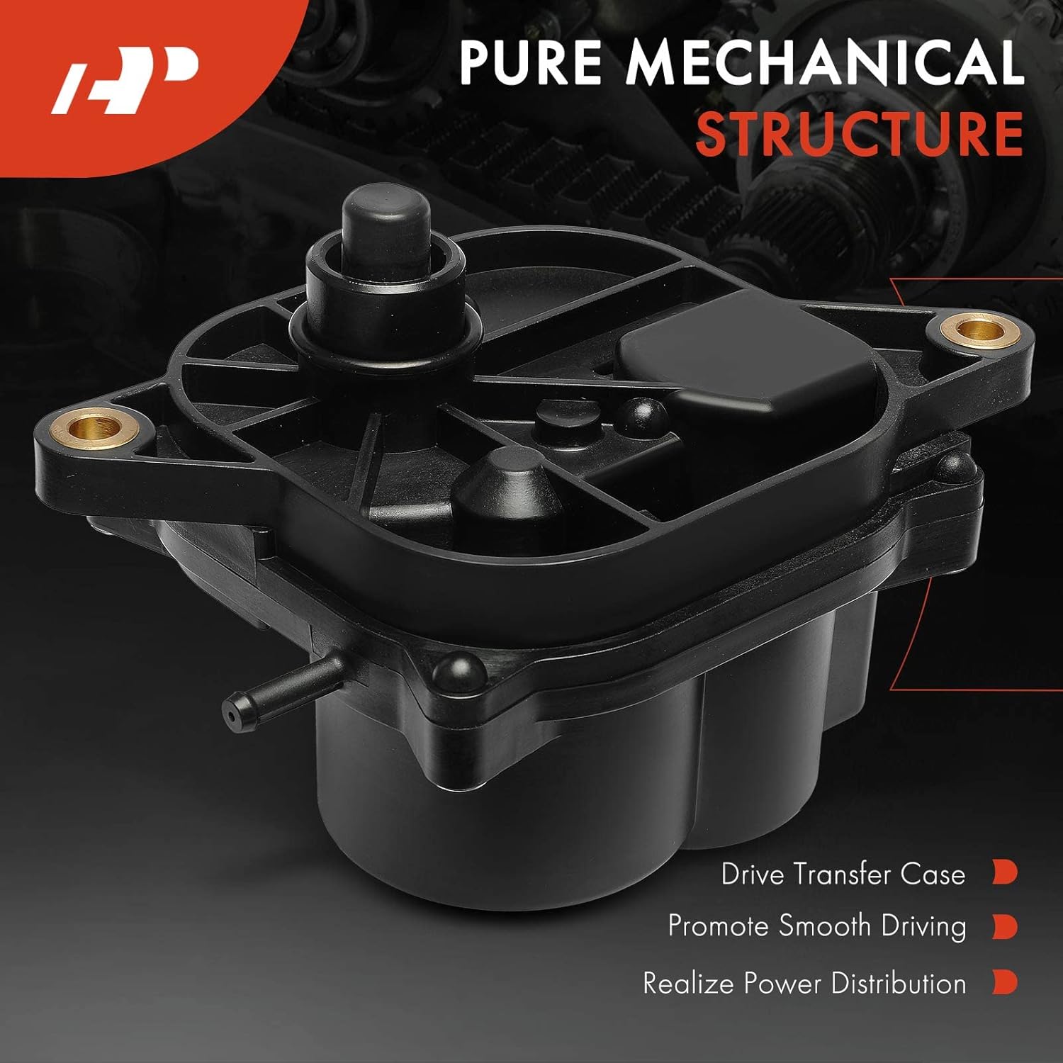 A-Premium Transfer Case Shift Motor Actuator Compatible with Nissan Vehicles - Frontier 2005-2017, Pathfinder 2005-2012, Titan 2004-2015, Xterra 2005-2015, 4WD, Replace OE# 332518S011