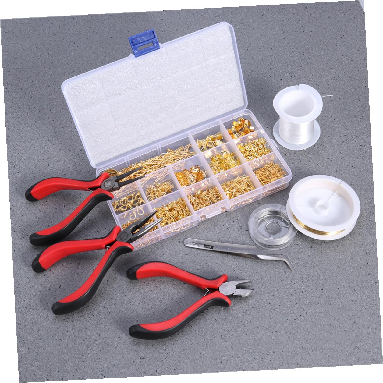 jojofuny Kit Gioielli Fai da Te in Metallo per Manualità e DIY
