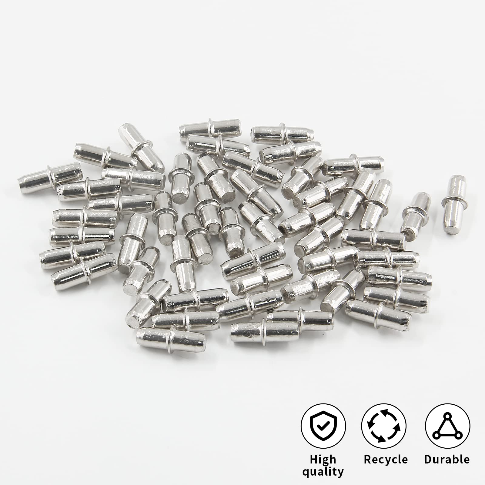 Piutouyar 50Pcs 5mm Shelf Pins Cabinet Shelf Pegs — Amazon image 3