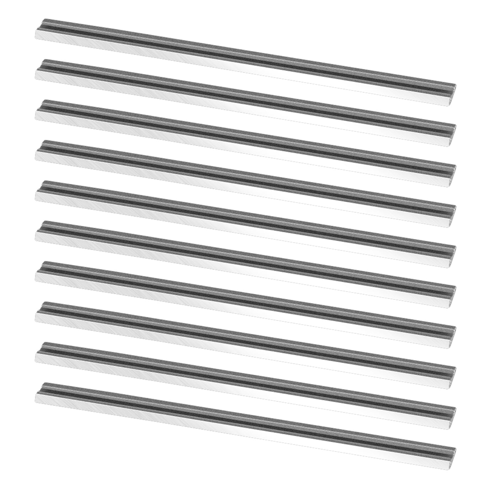 Littimoon 10Pcs 82mm Planer Blades Reversible Electric Planer Blades Boxed HSS for for Grinders