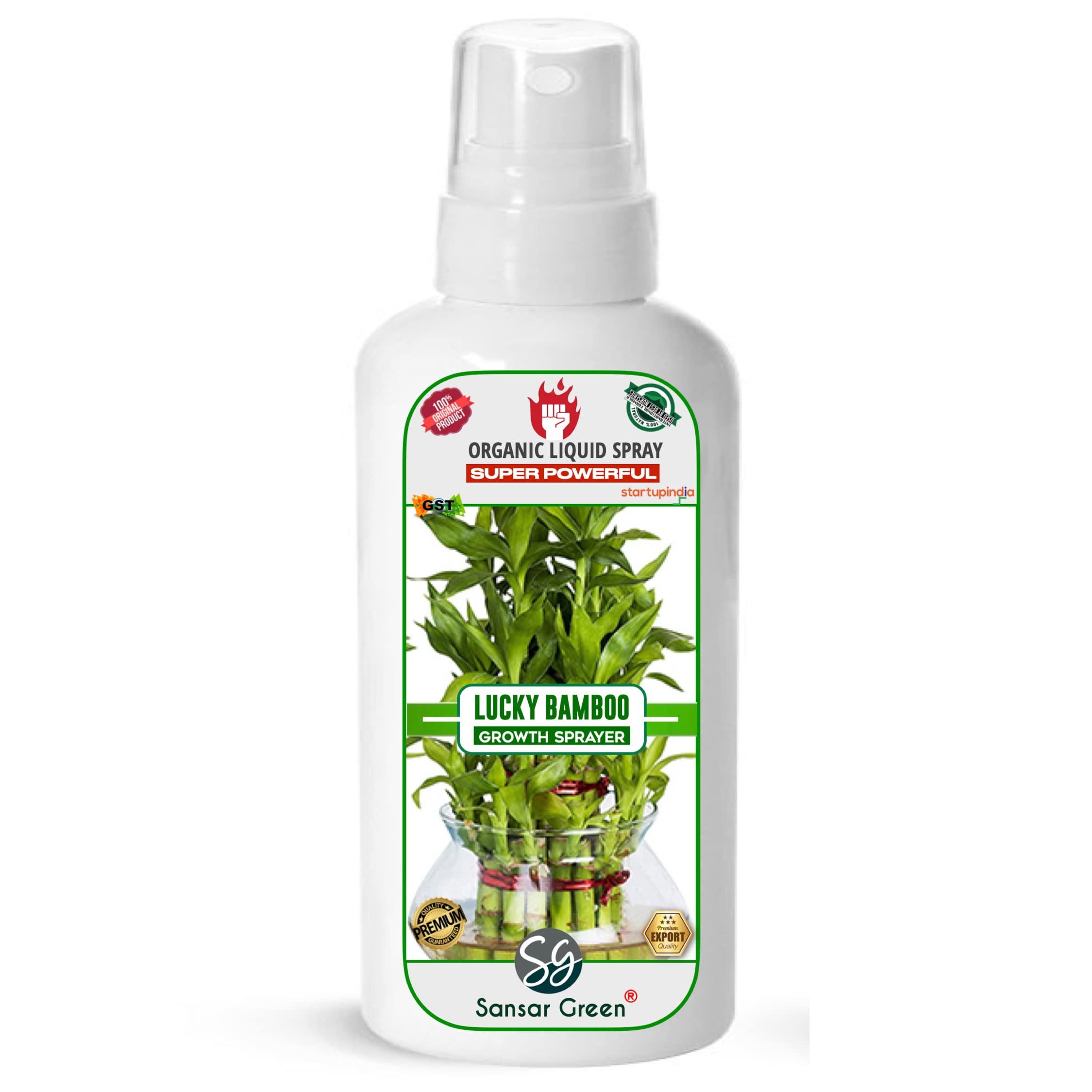 Sansar Green® Lucky Bamboo Growth Spray, Premium Essential Super Powerful Liquid Spray for complete care of Lucky Bamboo Plants (200 ml) (B09H6N9W5C) Amazon Price History, Amazon Price Tracker