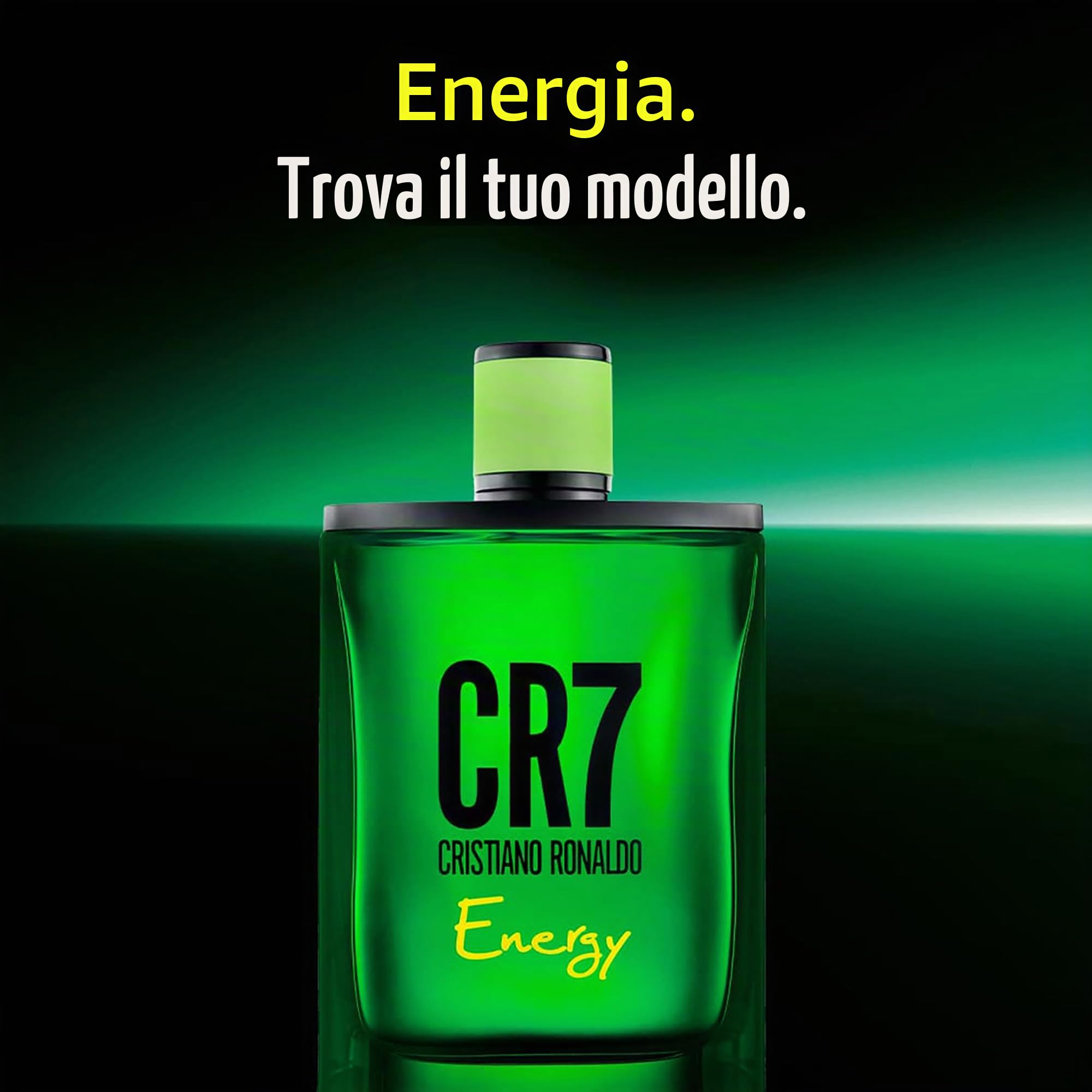 Cristiano Ronaldo CR7 Energy Eau de Toilette for Him profumo da uomo, 100 ml