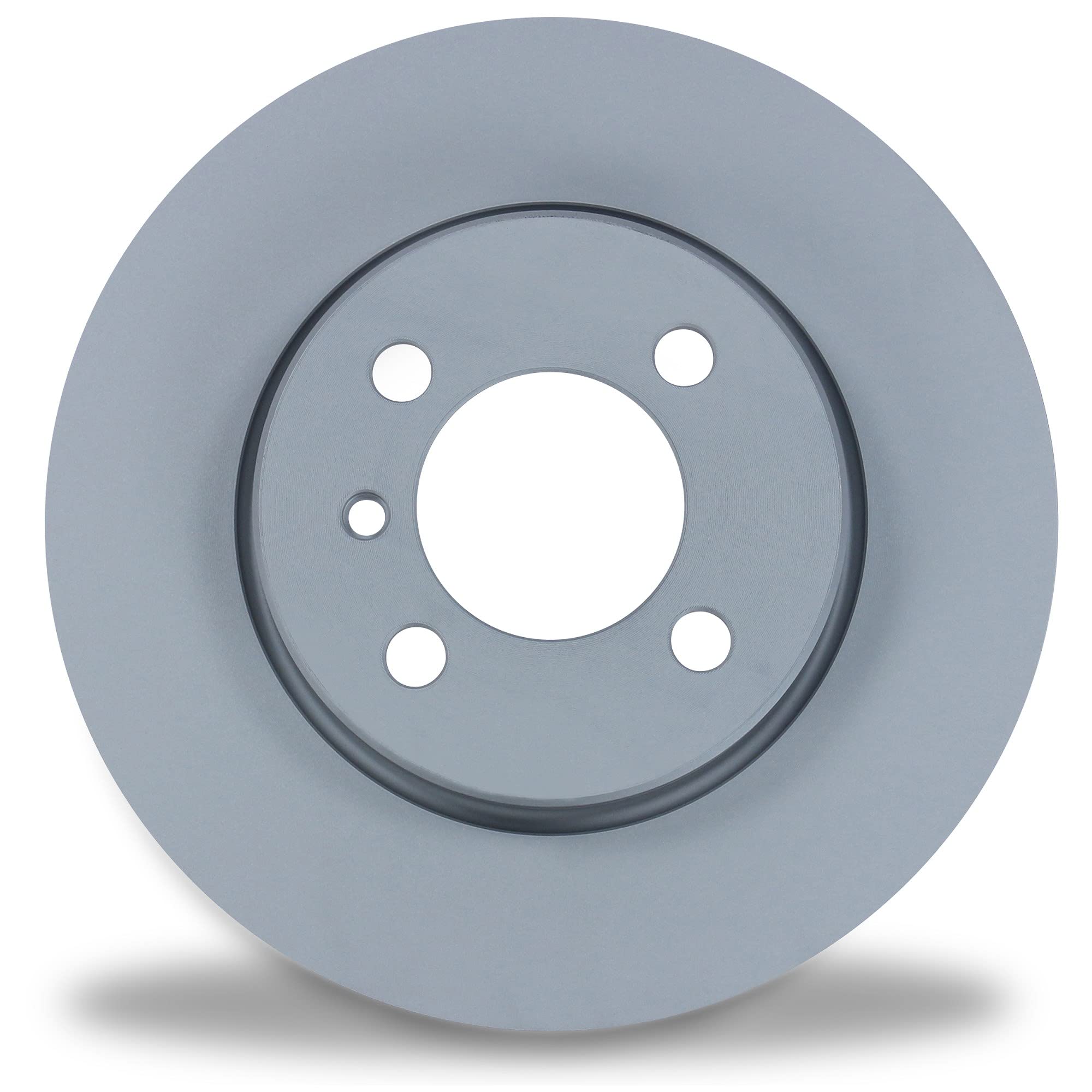 ATE Bremsenset Vorderachse inkl. Bremsscheiben vorne Ø 260 mm voll und Bremsbeläge vorne + Verschleißkontakt Kompatibel mit BMW 3er (E30)